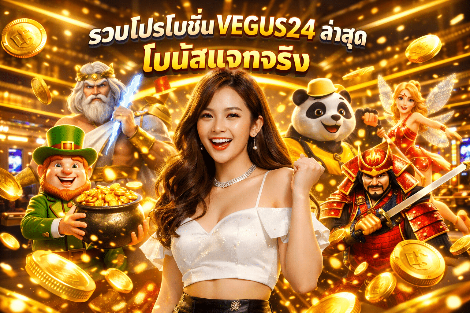 รวมโปรโมชั่น VEGUS24 ล่าสุด โบนัสแจกจริง