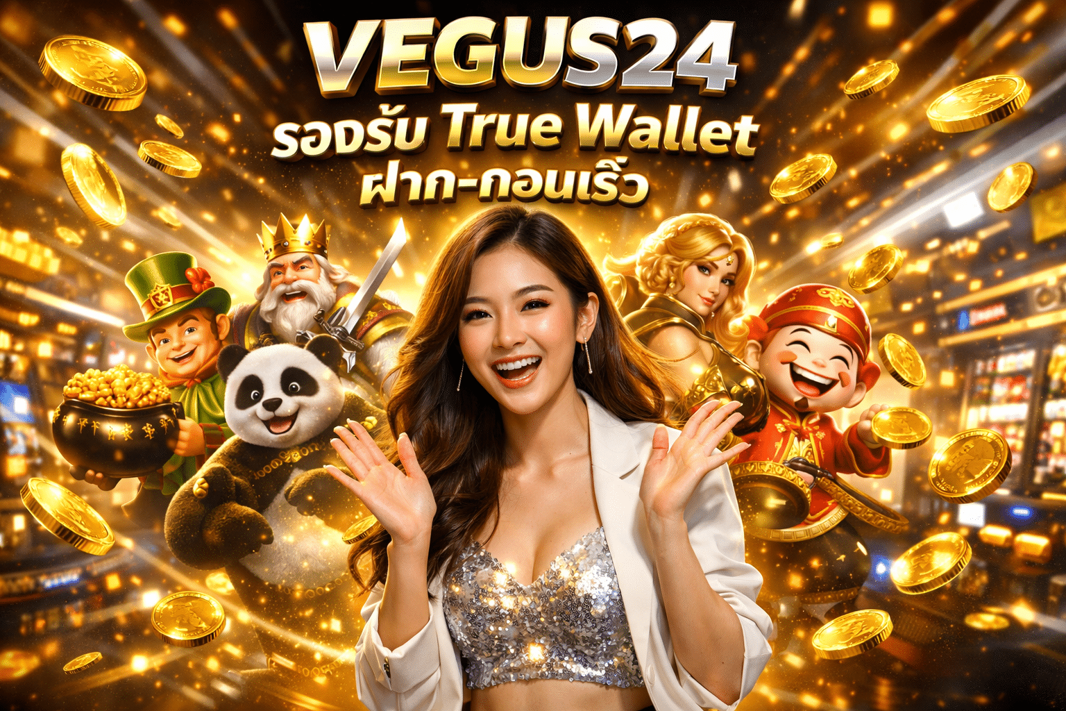 VEGUS24 รองรับ True Wallet ฝาก-ถอนเร็ว
