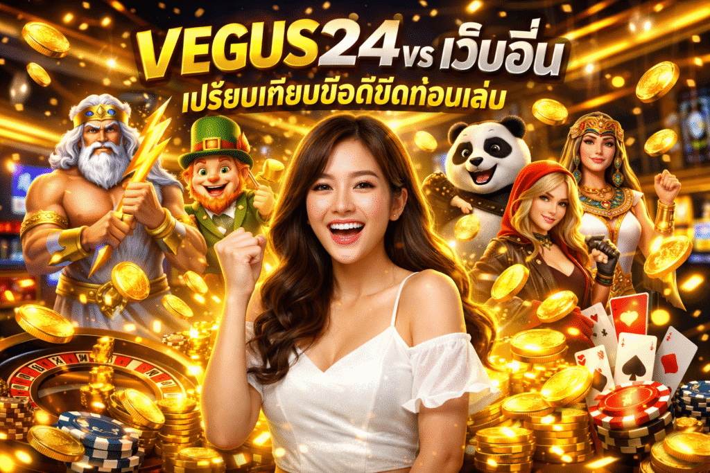 VEGUS24 vs เว็บอื่น เปรียบเทียบข้อดีชัดก่อนเล่น