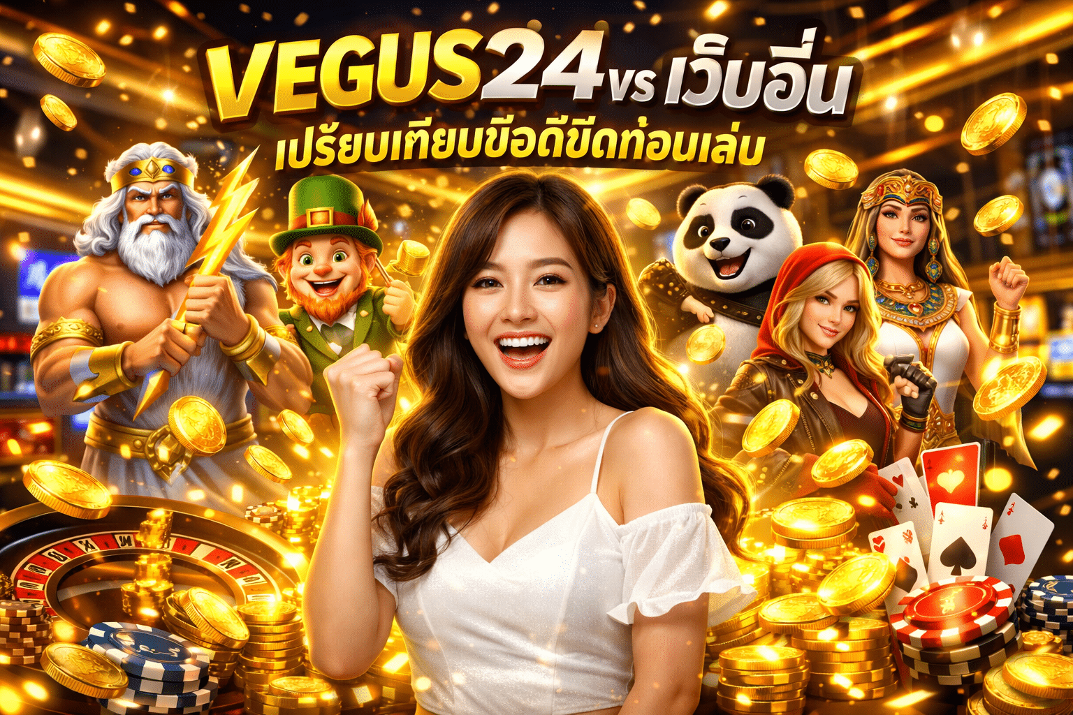 VEGUS24 vs เว็บอื่น เปรียบเทียบข้อดีชัดก่อนเล่น