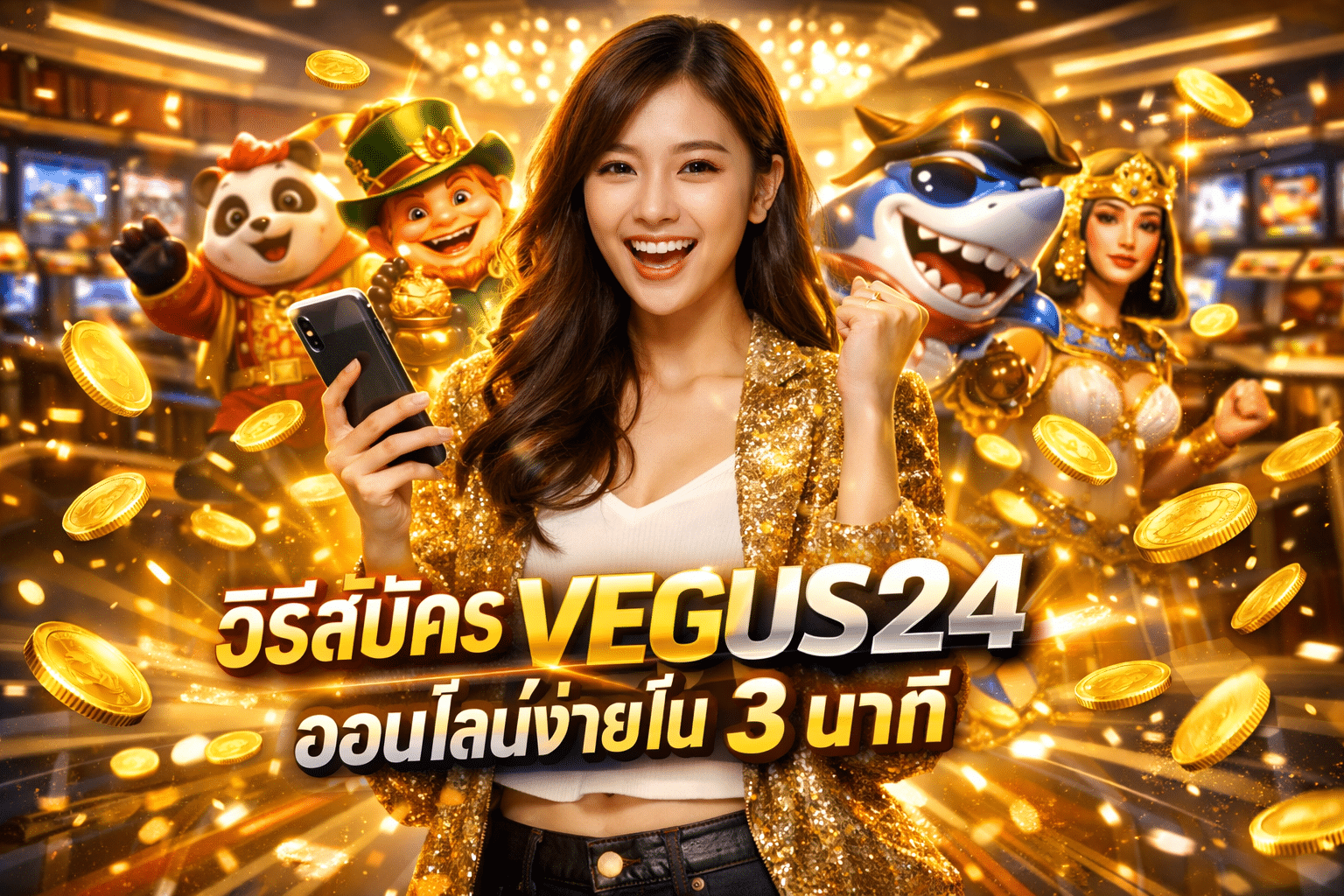 วิธีสมัคร VEGUS24 ออนไลน์ง่ายใน 3 นาที