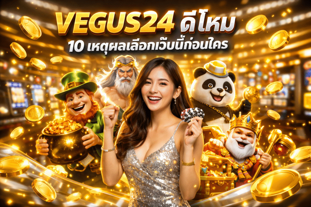 VEGUS24 ดีไหม 10 เหตุผลเลือกเว็บนี้ก่อนใคร